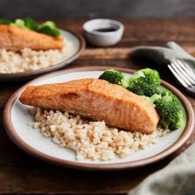 Salmon Rice.